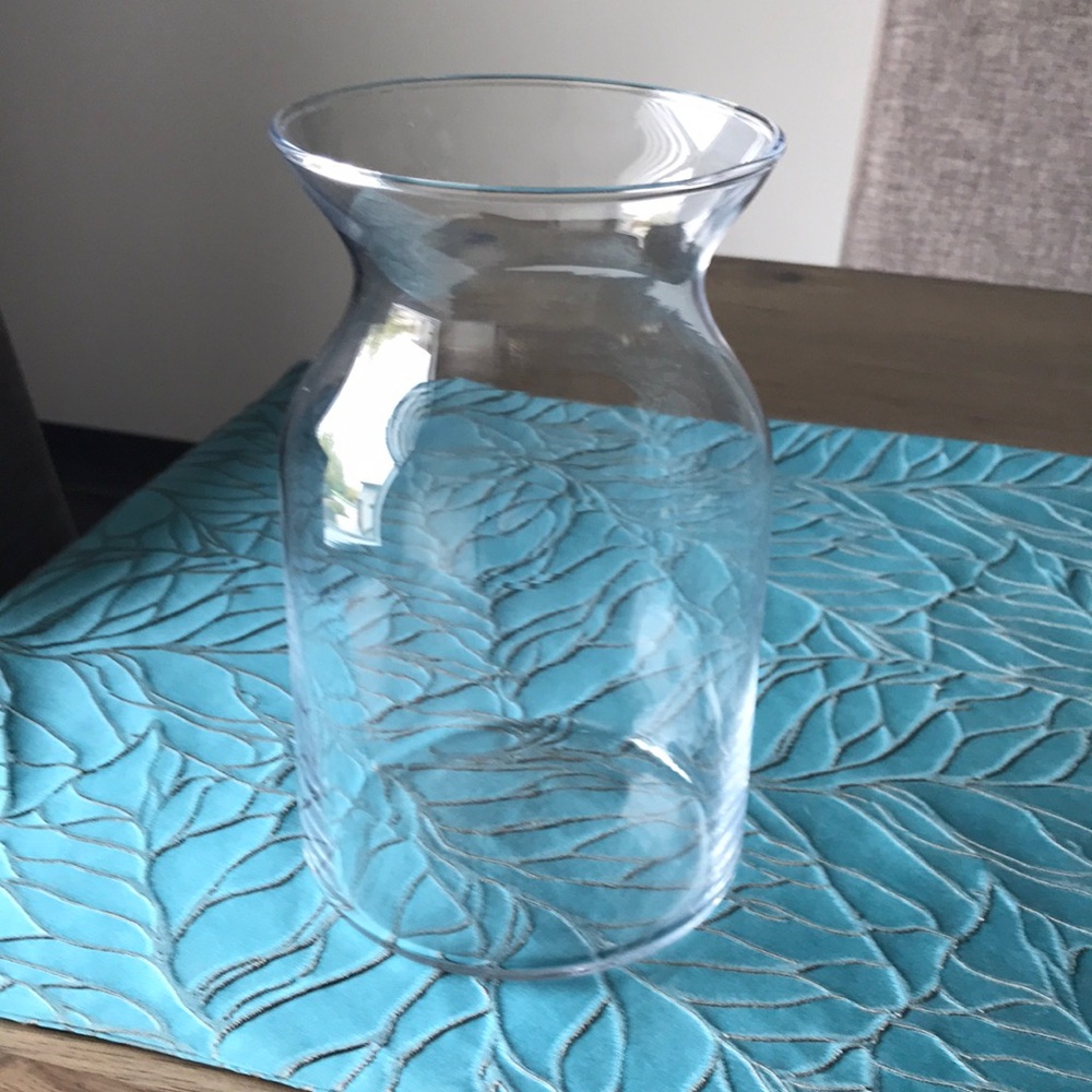Elegant Clear Glass Vase